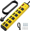 CRST 6-Outlet Heavy Duty Metal Power Strip by CRST