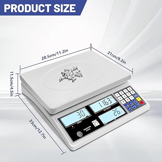 Industrial Counting Scale for Small Part, Coin Scale Built-in Battery, Digital - Image 6
