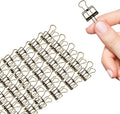 Hollow Out Bronze 3/4 Inch Micro Binder Clips by Makanu