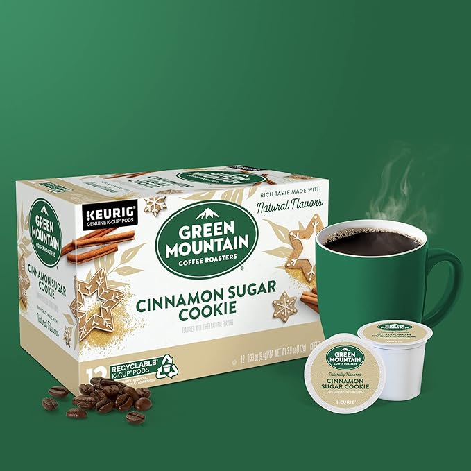 Green Mountain Coffee Roasters light roast Pod Cinnamon Sugar Cookie Coffee - Image 9