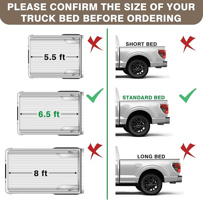 TripleAliners Truck Bed Mat Compatible - Image 2
