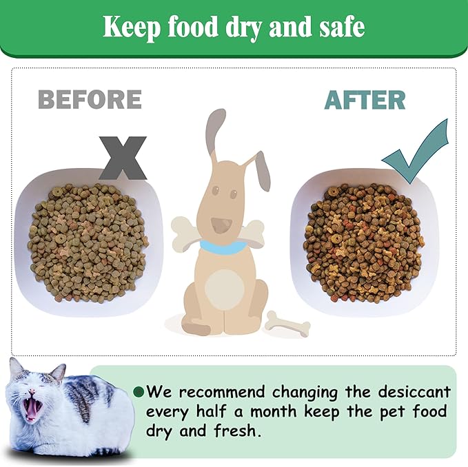 xcivi 12-Pack Pet Food Desiccant Bag, Compatible - Image 2