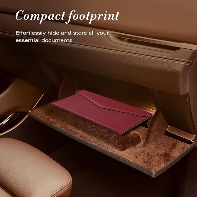 CoBak Leather Car Registration and Insurance Holder - Image 6