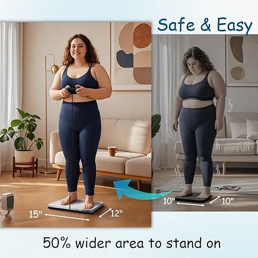 Urby Extra Wide Scale for Body Weight, Talla Extra Balanzas para Pesar Personas - Image 2