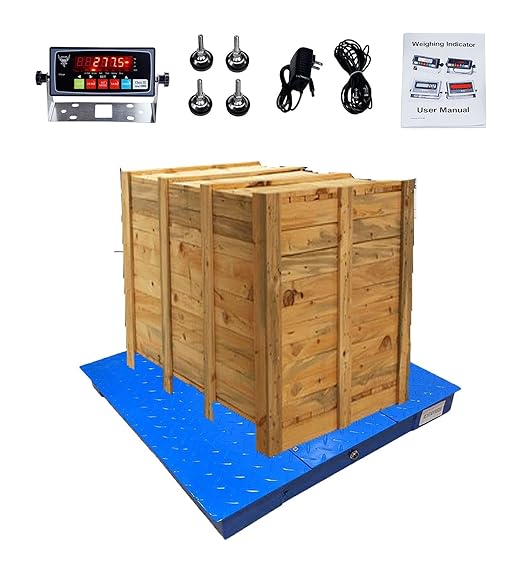 Industrial Floor Scale, 5000LB/0.5LB, PEC Focus on Industry by PEC