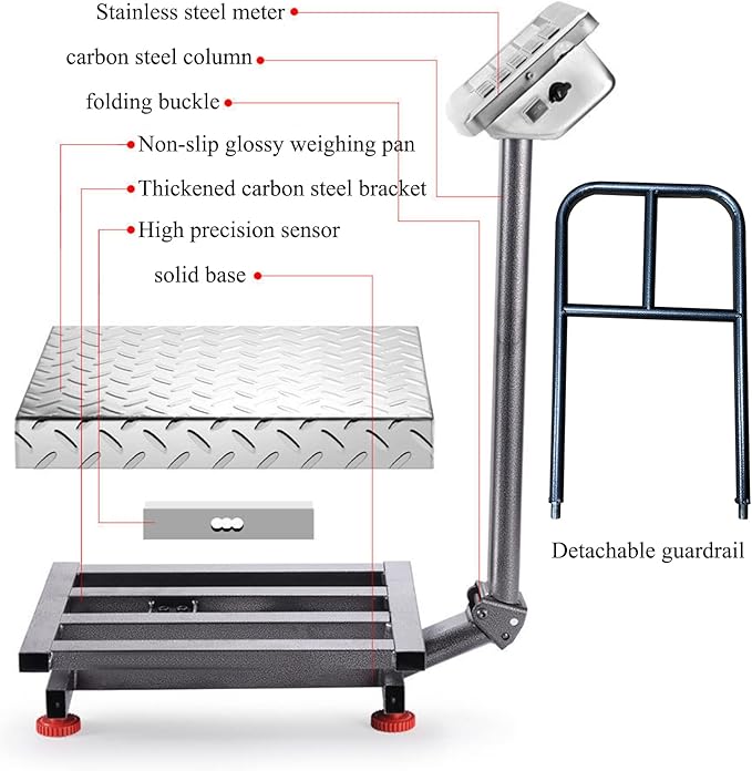 660lb Industrial Platform Scale - Image 5