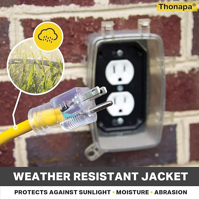 10 Foot Lighted Outdoor Extension Cord - Image 5