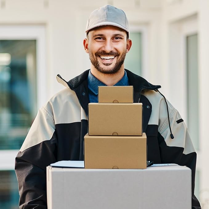 RLAVBL 7x5x4 Small Shipping Boxes Set of 50 - Image 6