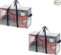 VENO 2 Pack Moving Bags and Large Christmas Storage Bins by Veno