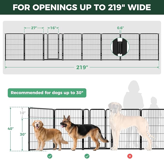 FXW Dog Gate Extra Wide Designed - Image 6