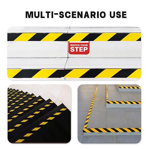2 Inch x 220 FT Black & Yellow Floor Marking Tape, High-Visibility & Adhesive - Image 5