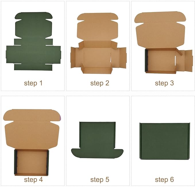25 Pack Corrugated Packaging Box Mailers Shipping - Image 6