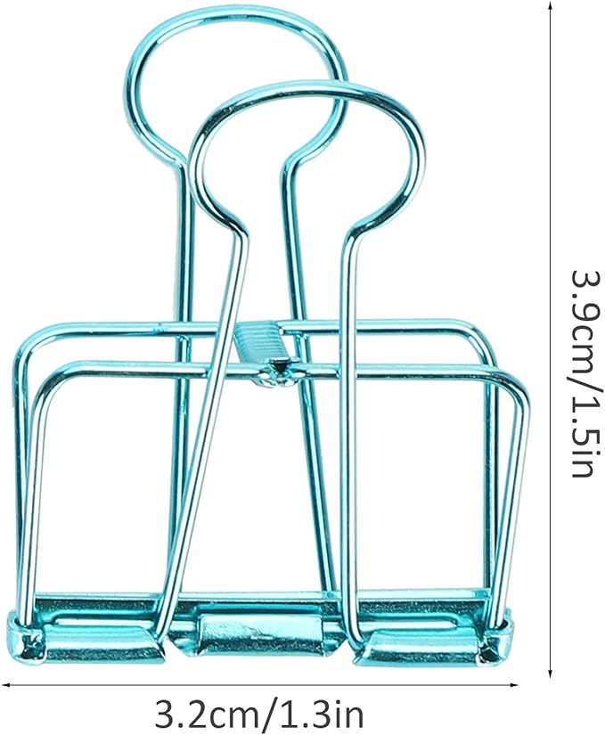 16 Pcs Hollow Binder Clips - Image 2