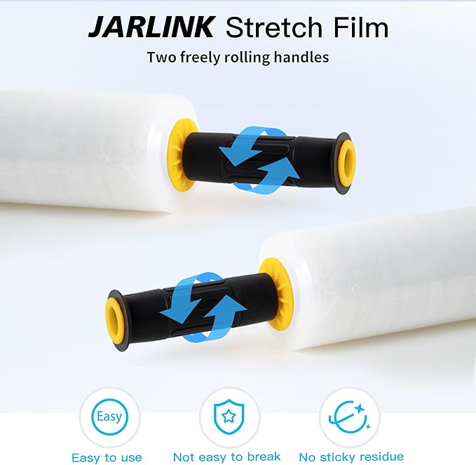 JARLINK Stretch Film, 15 Inch x 1000 Feet Shrink Wrap - Image 5