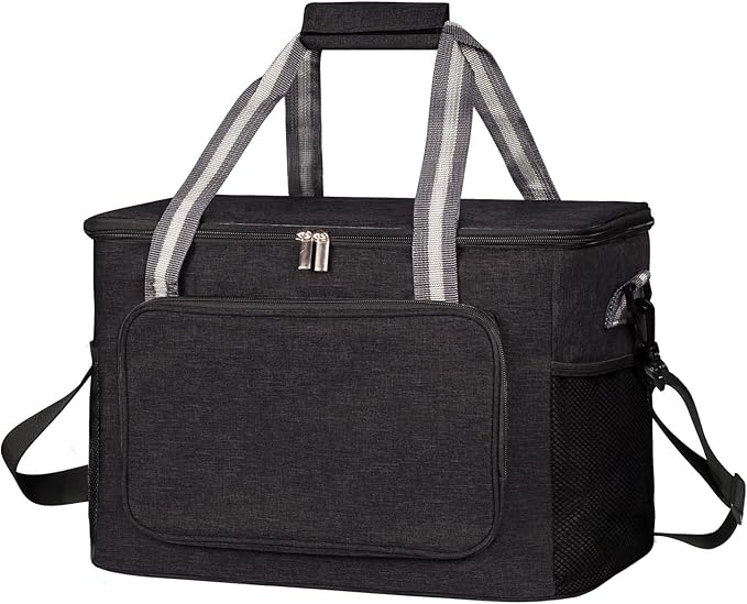 iknoe Large Cooler Bag Collapsible, 24L Insulated Bags, Leakproof Lunch Cooler by Iknoe