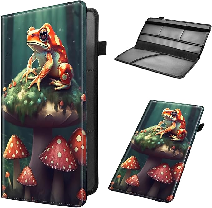 Car Registration and Insurance Holder, Leather Car Glove Box Organizer by Unknown