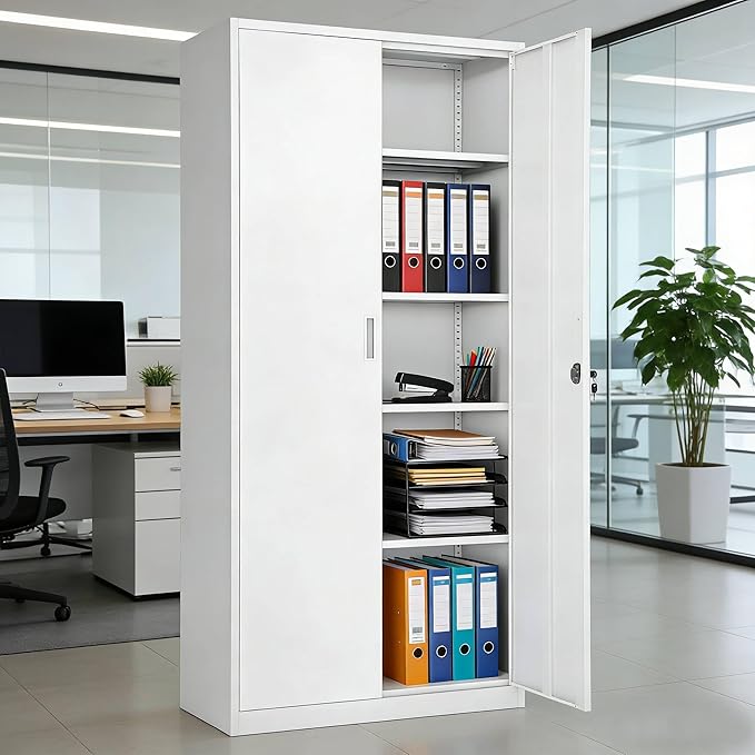 VINGLI Metal Garage Storage Cabinet - Image 2
