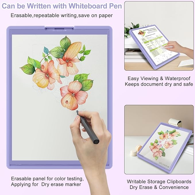 Clipboard with Storage, Three-Tier Box Clipboards, Storage Clipboard with Clip - Image 4