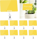 Mlici 12pcs Sign Clips for Display, 4.1x5.8 Inches Retail Sign Holder by Mlici