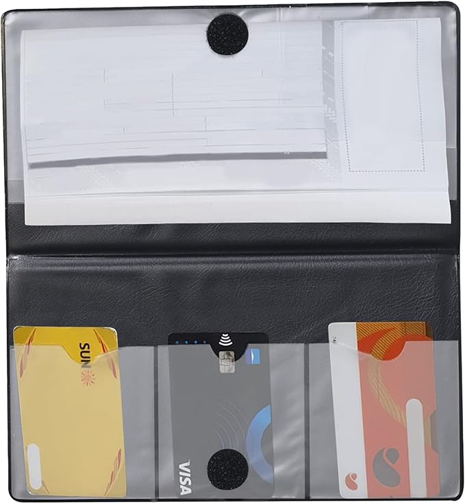 Andalus Auto Registration & Insurance Card Holder Pack of 2, Waterproof - Image 3