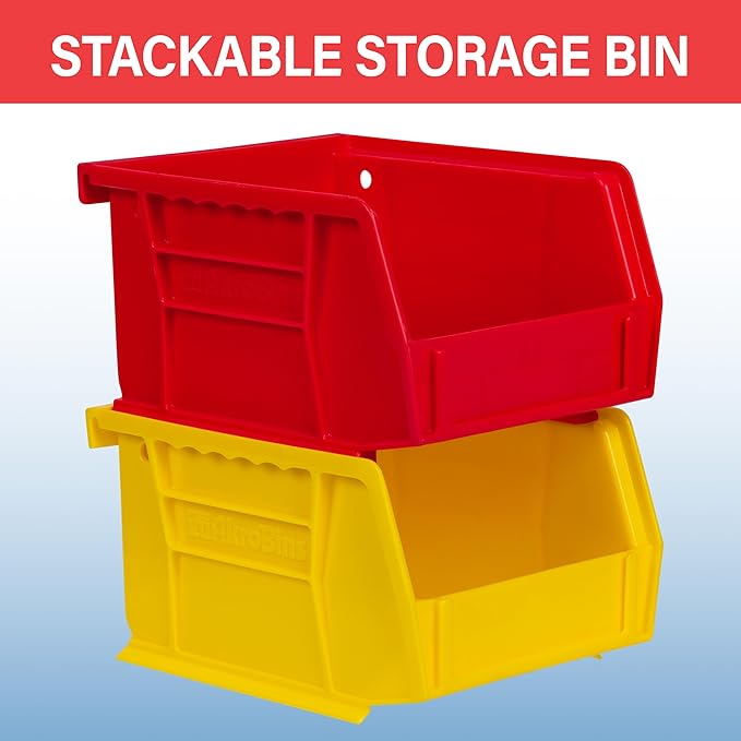 Akro-Mils 30210 AkroBins Plastic Storage Bins, Space-Saving Stackable Bins - Image 6