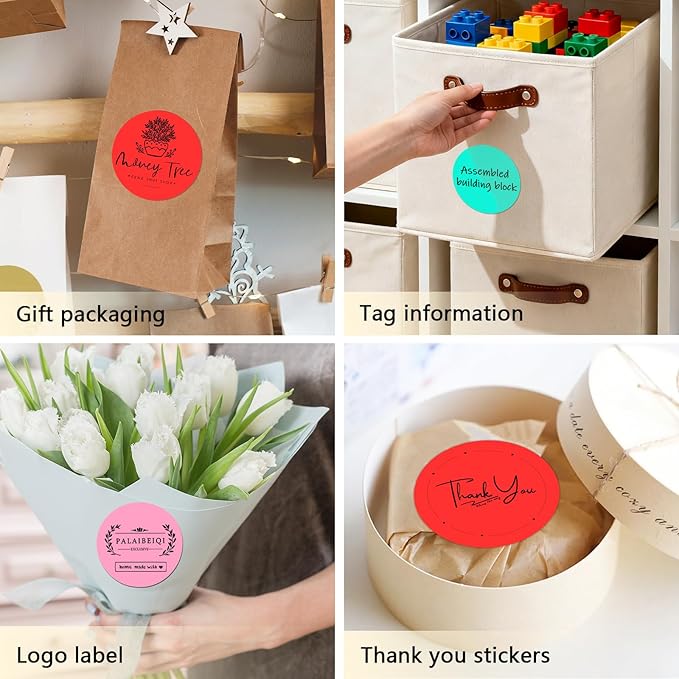 3 X 3 Inch Round Thermal Labels Circle Color Coding Labels Printable Waterproof - Image 6