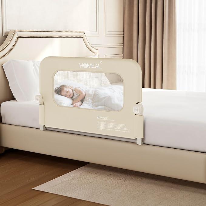 HOMEAL 32"x24" Bed Rail for Toddlers by HOMEAL