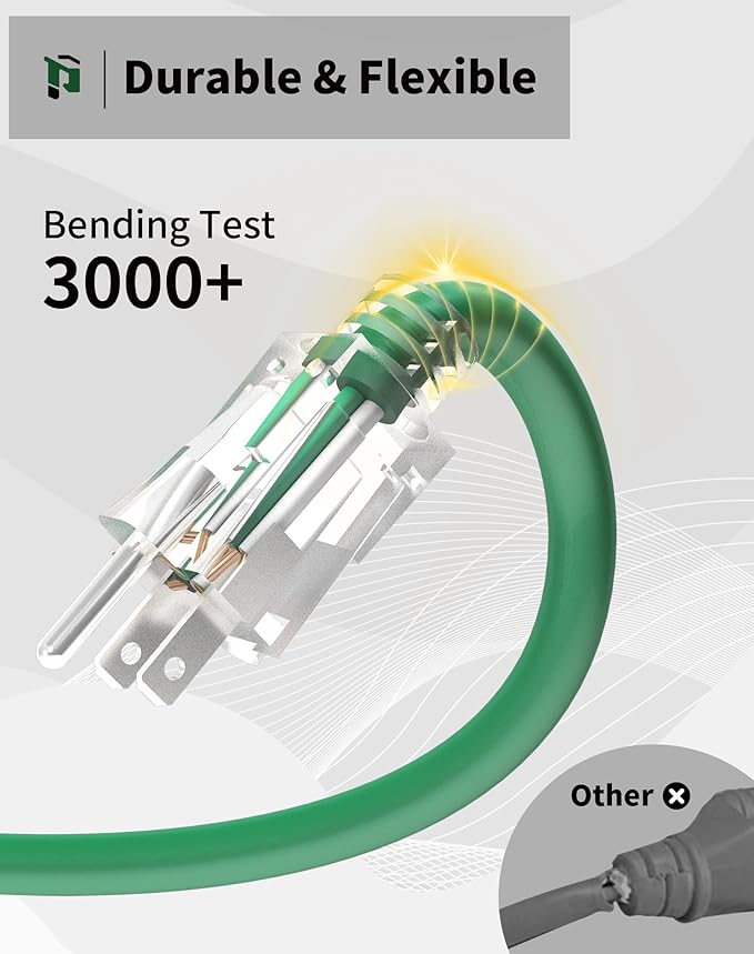 6Ft 12/3 Outdoor Extension Cord - Image 4