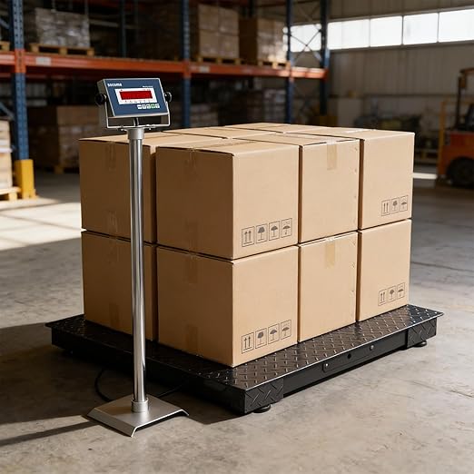 36"x36" Industrial Floor Scale, Heavy-Duty Warehouse Scale - Image 7