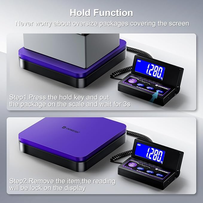 Digital Shipping Scale 110lbs/0.1oz Accurate, Postal Scale - Image 4