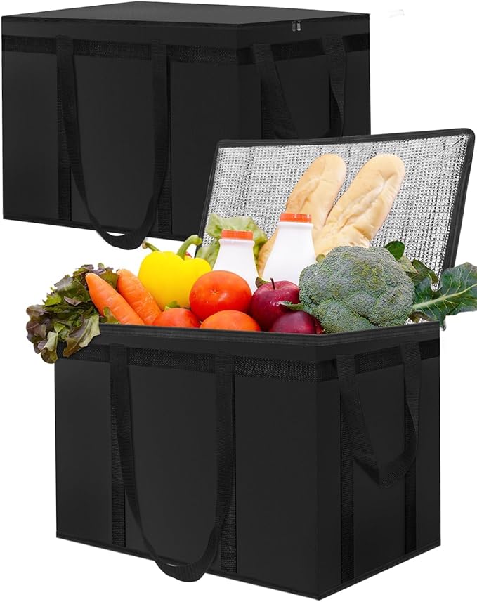 Heavy Duty, Insulated Food Delivery Bag, XXXL Pizza Delivery Bags, Grocery - Image 3