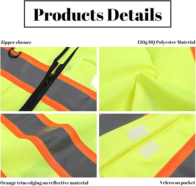 Safety Vest Reflective High Visibility - Image 3