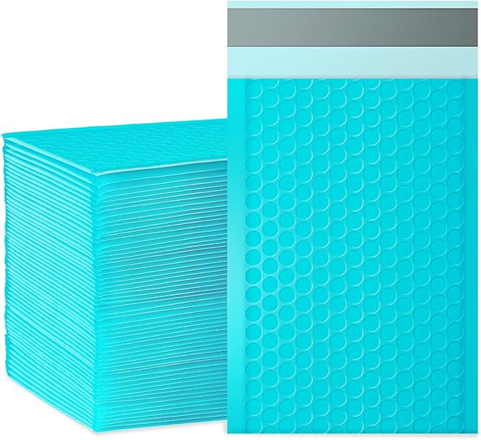 packbabol Bubble Mailers, 4x7 Inch Padded Bubble Mailers Pack of 50 Bubble by packbabol