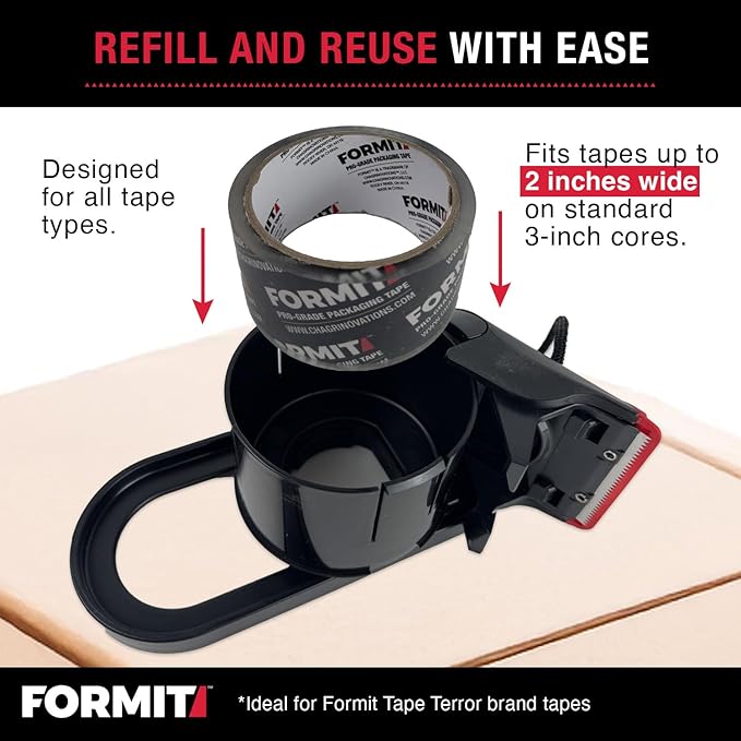 Clear Packing Tape with Dispenser - Image 4