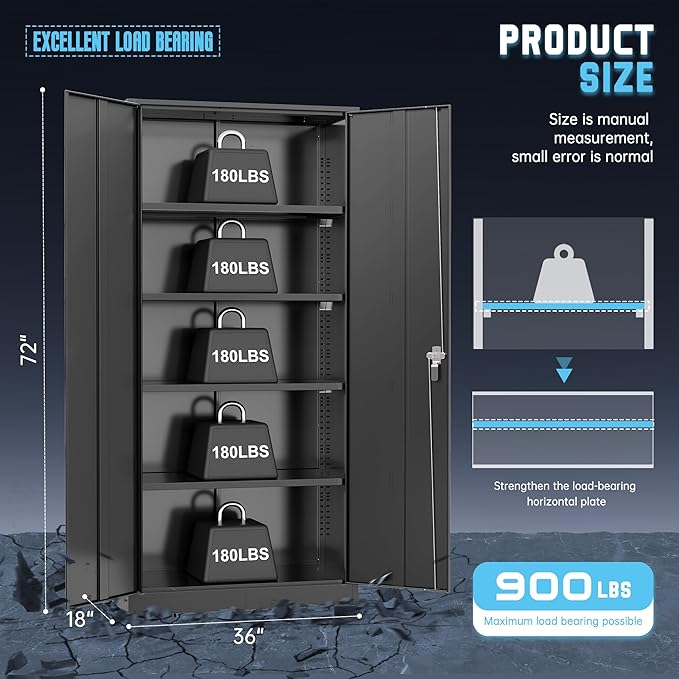 Superday Metal Storage Cabinet - Image 3