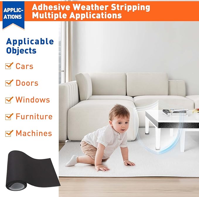 MAGZO Adhesive Foam Padding 1/8 Inch Thick x 12 Inch W x 59 Inch L, Closed Cell - Image 7