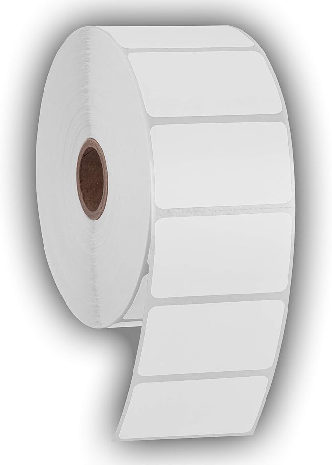 2.25" X 1.25" Direct Thermal Perforated Stickers Labels by KENCO