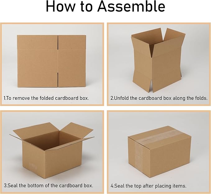 CRUGLA 40 Packs 7x5x4 Shipping Boxes - Image 4