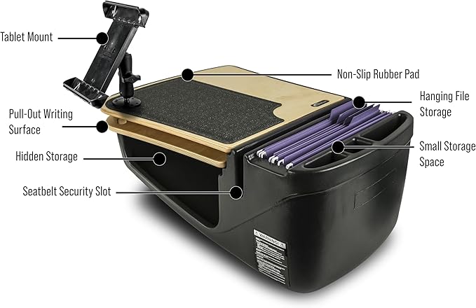 AutoExec GripMaster Car Desk for Your Vehicle Workstation and Mobile Office - Image 3