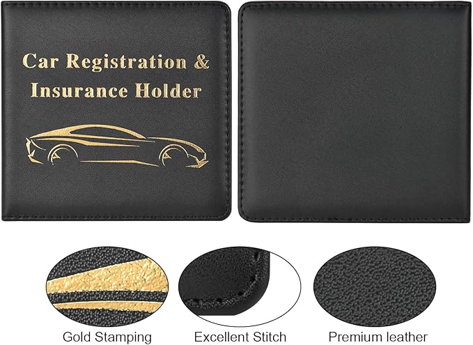 Cacturism Car Registration and Insurance Holder, Vehicle Glove Box Car - Image 4