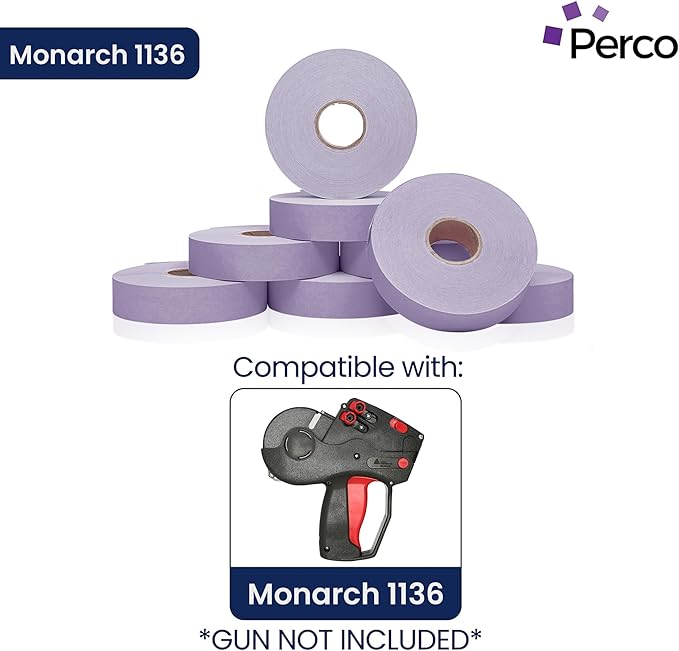 Perco Lavender Pricing Labels for Monarch 1136 - Image 2
