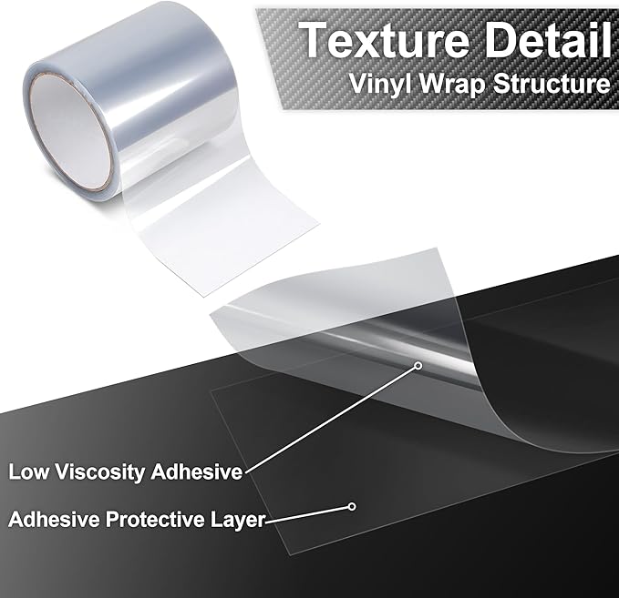 Lypumso Clear Vinyl Wrap Tape, Car Door Edge Guard Door Sill Protector - Image 6