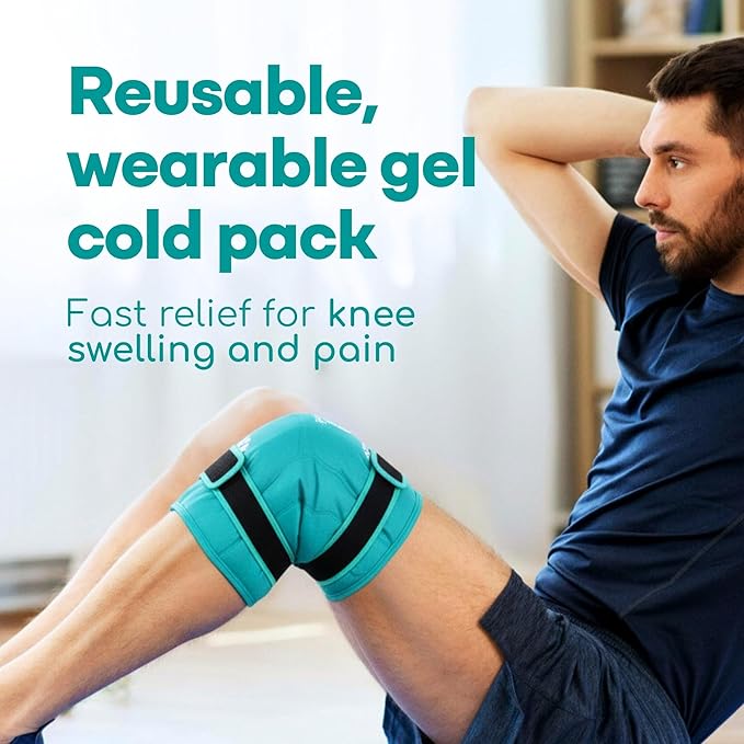 Medi Grade Knee Ice Pack Wrap - Image 2
