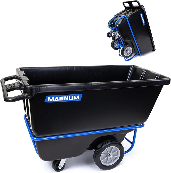 Tilt Truck, 1/2 Cu. Yd. Capacity Dump Cart by Unknown