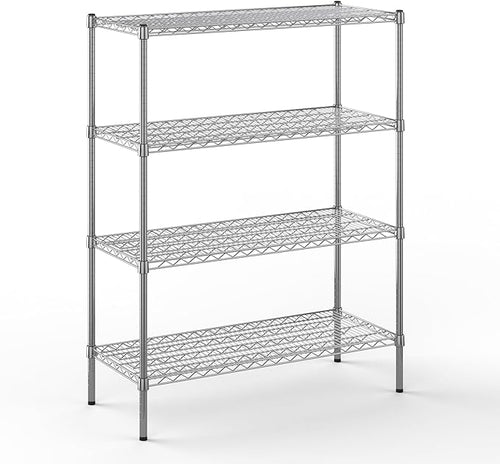 18" Deep x 42" Wide x 54" Height Wire Shelving Kit | 4-Tier | NSF Commercial by Regal+Altair