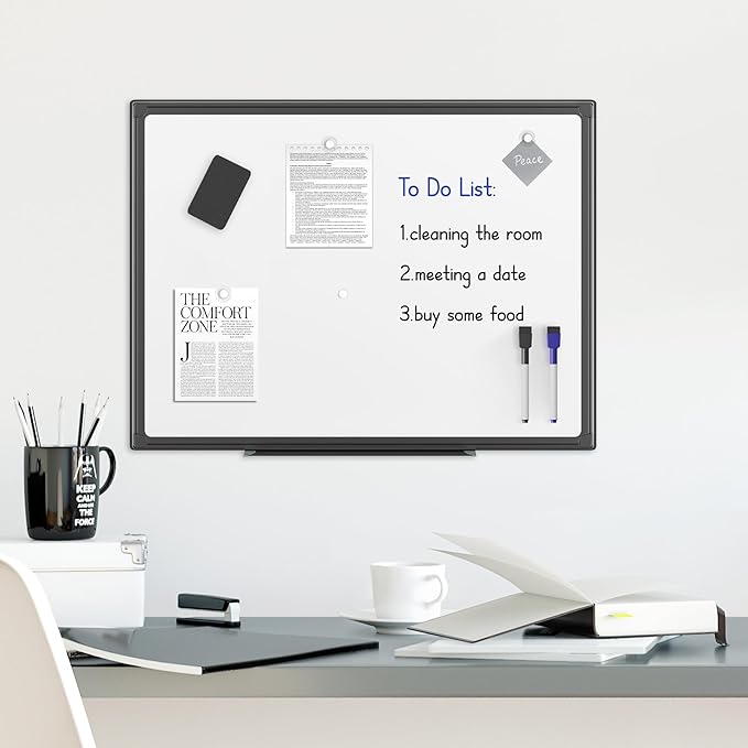 VUSIGN 24'' x 18'' Magnetic White Board - Image 2
