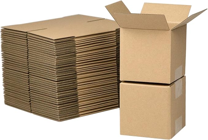 4x4x4 Inches Shipping Boxes Set of 40 by HESESOH