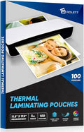 Laminating Sheets, 100 Pack Laminating Pouches Holds 11 x 17 Inch Sheets by Rolett