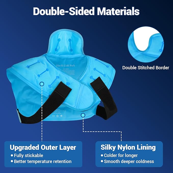 Comfytemp Large Ice Pack for Neck Shoulders Upper Back Pain Relief - Image 8