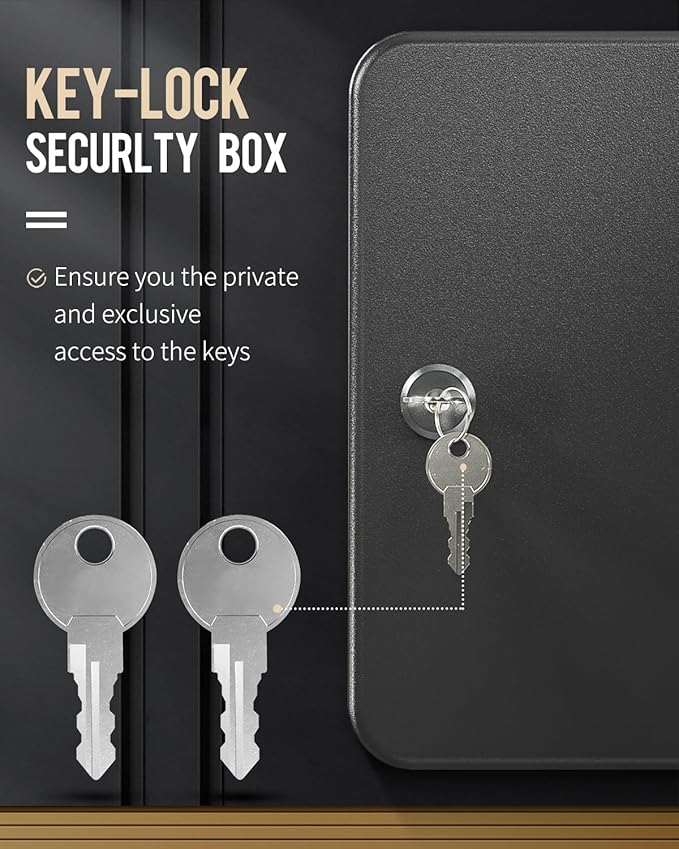 Uniclife 48-Key Steel Key Cabinet - Image 9
